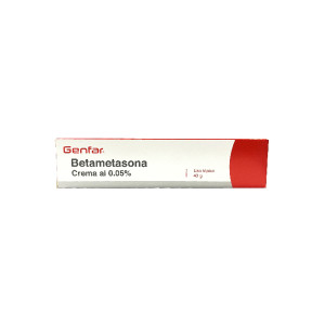 BETAMETASONA 0.05% CREMA TUBO X 40 GR GENFAR 